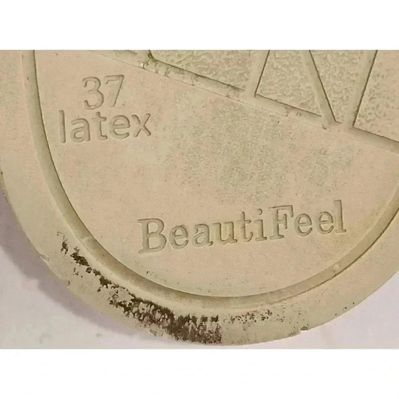 BeautiFeel Sandals Womens 37 Blue Beige Fisherman Lace Up Closed Toe - Picture 10 of 10